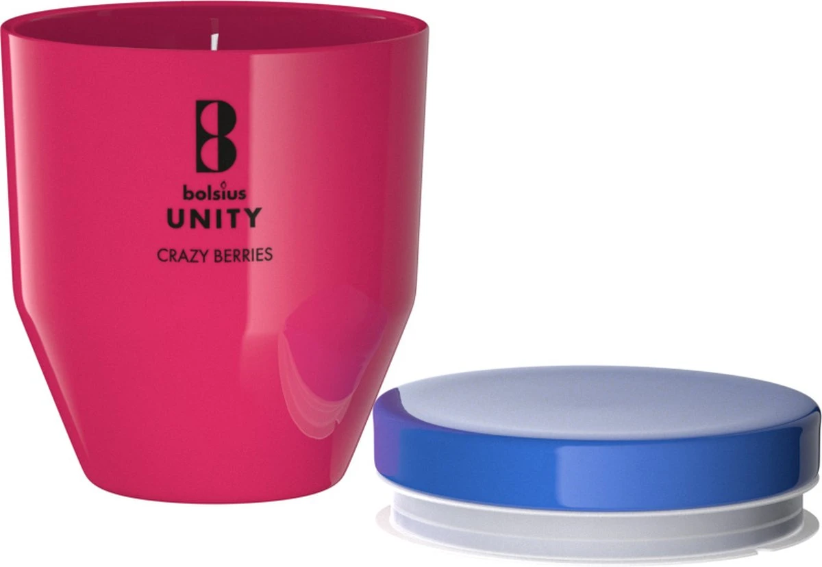 Bolsius Unity - Geurkaars - Crazy Berries - Medium - 55 Branduren 4 Bolsius Unity - Geurkaars - Crazy Berries - Medium - 55 Branduren - Afbeelding 2