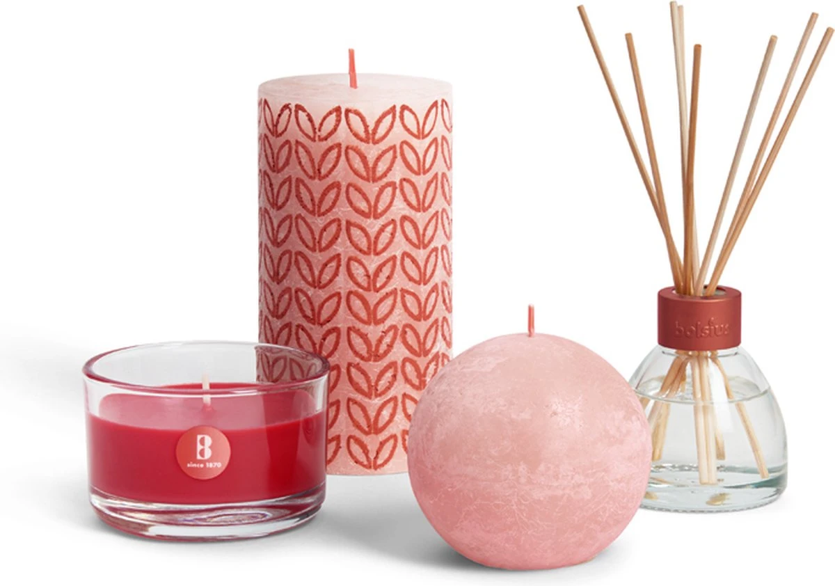 Bolsius - Kaarsen En Geur Set - Giftset - Fruit Splash - Moederdag 5 Bolsius - Kaarsen En Geur Set - Giftset - Fruit Splash - Moederdag - Afbeelding 3