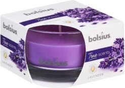 Bolsius True Scents Geurkaars In Glas Lavendel 5 Cm Paars 6 Stuks