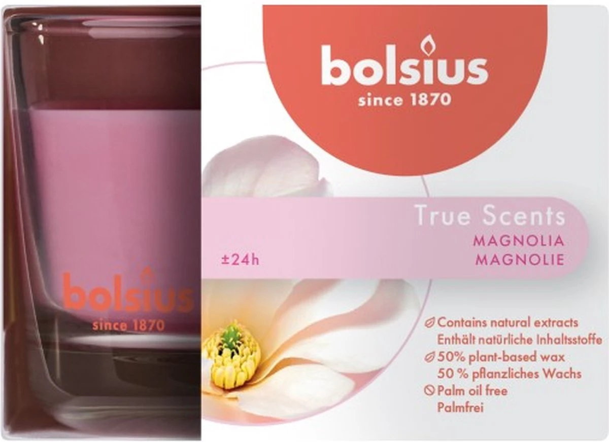 Bolsius Geurglas 63/90 True Scents Magnolia 7 Bolsius Geurglas 63/90 True Scents Magnolia - Afbeelding 5