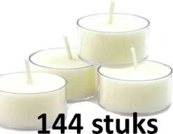 Bolsius - Clear Cup - 144 Waxinelichtjes - Theelichtjes - 6 Branduren - Duurzaam -Bolsius 1200x930