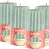 Bolsius - Rustieke Kaars - 4 Stuks - Licht Groen Met Print - 13cm 1 Bolsius - Rustieke Kaars - 4 Stuks - Licht Groen Met Print - 13cm -Bolsius 1200x947