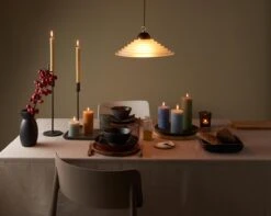 Bolsius Stompkaars Rustiek Sky Blue - 19 Cm / ø 7 Cm -Bolsius 1200x959 4