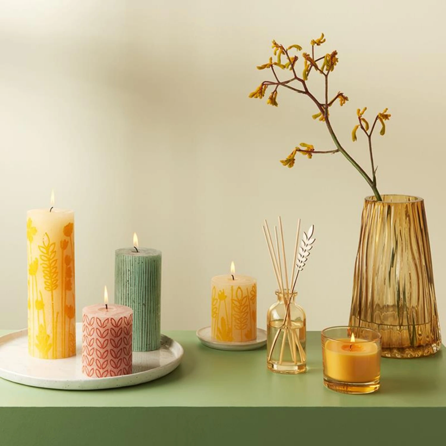 Bolsius Silhouette Stompkaars Misty Pink Met Print 80x68 Mm 4 Bolsius Silhouette Stompkaars Misty Pink Met Print 80x68 Mm - Afbeelding 2