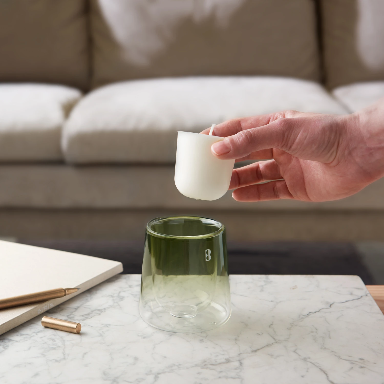 Bolsius Navulling Clean Light Pack 2 Gardenia / Fig 7 Bolsius Navulling Clean Light Pack 2 Gardenia / Fig - Afbeelding 5