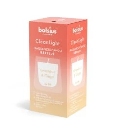 Bolsius Navulling Clean Light Pack 2 Grapefruit / Ginger