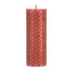 Bolsius Stompkaars Rustiek 19 X 6,8 Cm Misty Pink Met Print -Bolsius 19f82767660738dcaff726ffc775828b