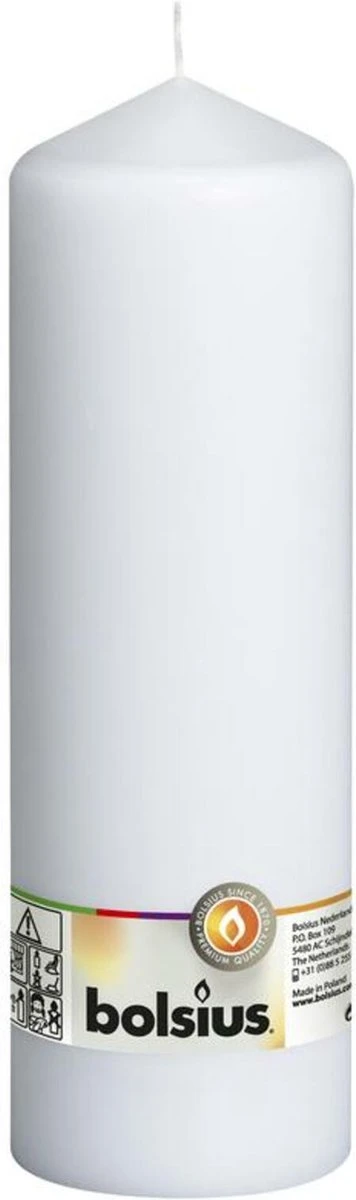 Bolsius Stompkaars Stompkaars 250/80 Wit 3 Bolsius Stompkaars Stompkaars 250/80 Wit