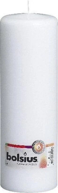 Bolsius Stompkaars 250/80 Wit (per 8 Stuks)