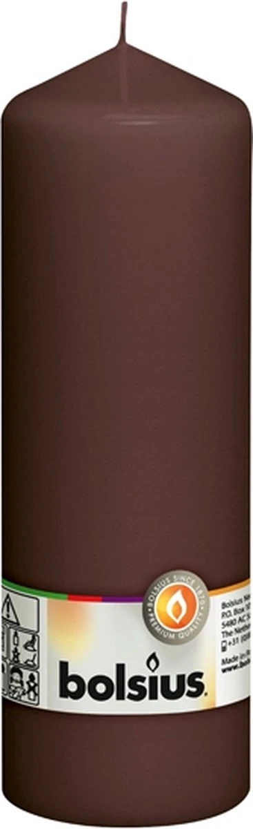 Bolsius Bruin Stompkaars 200/70 (72 Uur) 3 Bolsius Bruin Stompkaars 200/70 (72 Uur)