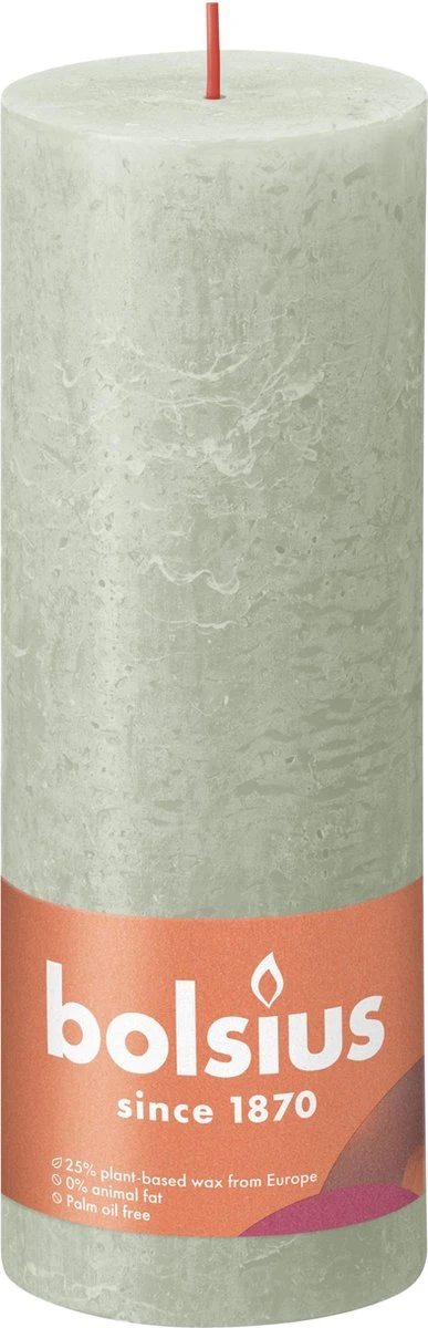 Bolsius - Rustieke Kaars - 4 Stuks - Groen - 19cm - Paasdecoratie 6 Bolsius - Rustieke Kaars - 4 Stuks - Groen - 19cm - Paasdecoratie - Afbeelding 4