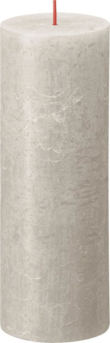 Bolsius - Rustieke Kaars - 4 Stuks - Licht Grijs - 19cm 6 Bolsius - Rustieke Kaars - 4 Stuks - Licht Grijs - 19cm - Afbeelding 4