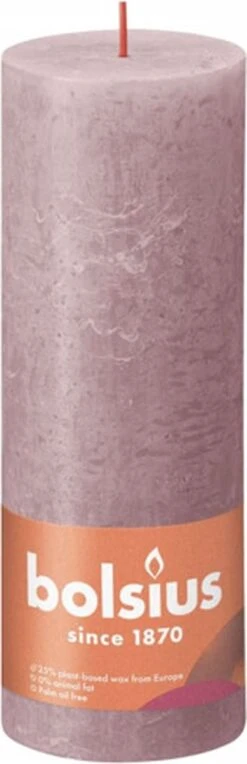 Bolsius - Rustieke Kaars - 4 Stuks - Oud Roze - 19cm -Bolsius 388x1200 4