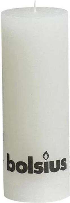 Bolsius Stompkaars Stompkaars 190/68 Rustiek Wit