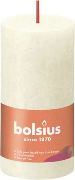 Bolsius Stompkaars Soft Pearl Ø50 Mm - Hoogte 10 Cm - Parelwit - 30 Branduren 12 Bolsius Stompkaars Soft Pearl Ø50 Mm - Hoogte 10 Cm - Parelwit - 30 Branduren -Bolsius 501x1200 2