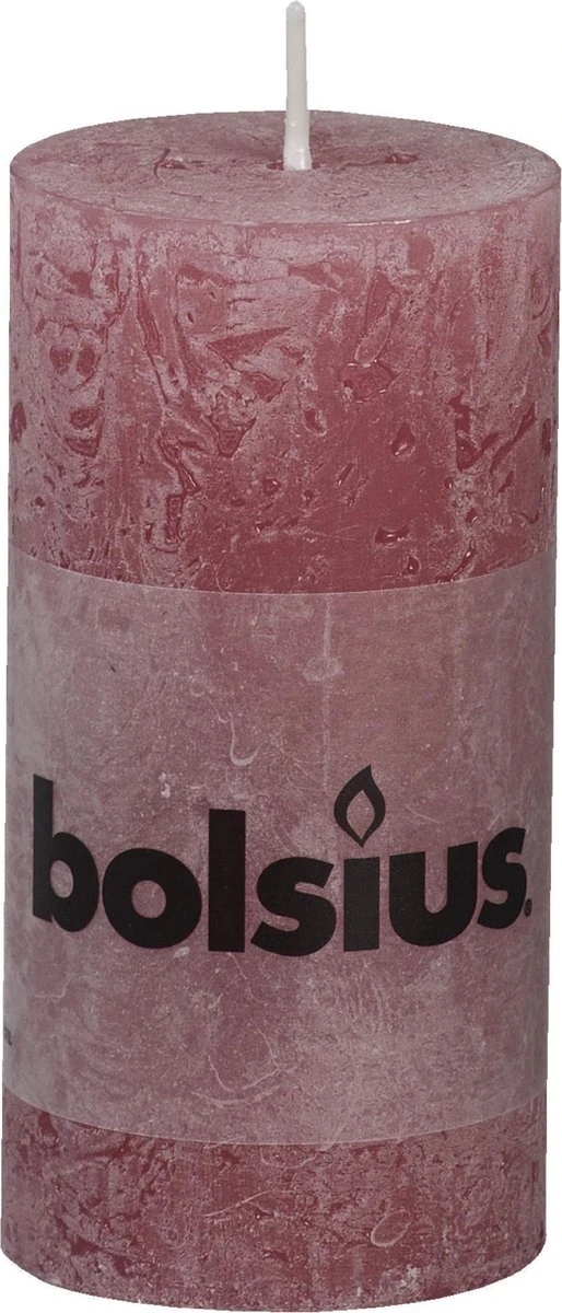 Bolsius Stompkaars Suede Brown Ø50 Mm - Hoogte 10 Cm - Roodbruin - 30 Branduren 4 Bolsius Stompkaars Suede Brown Ø50 Mm - Hoogte 10 Cm - Roodbruin - 30 Branduren - Afbeelding 2