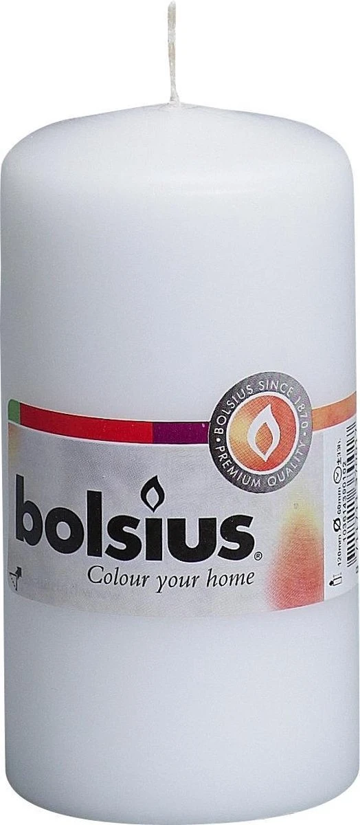 Bolsius Witte Stompkaarsen 120/60 (33 Uur) 3 Bolsius Witte Stompkaarsen 120/60 (33 Uur)