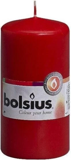 Bolsius Stompkaars Rood 120/60 10 X 1ST - Voordeelverpakking -Bolsius 531x1200