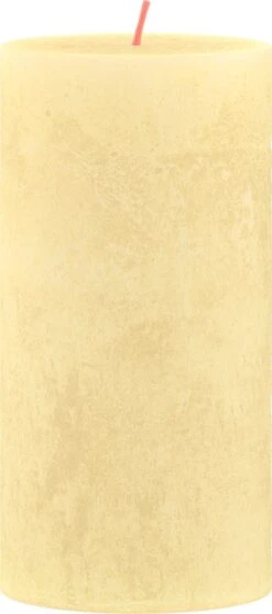 Bolsius - Rustieke Kaars - 4 Stuks - Licht Geel - 13cm - Paasdecoratie -Bolsius 533x1200