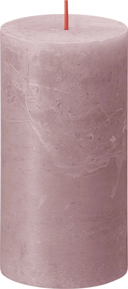 Bolsius - Rustieke Kaars - 4 Stuks - Oud Roze - 13cm 5 Bolsius - Rustieke Kaars - 4 Stuks - Oud Roze - 13cm - Afbeelding 3