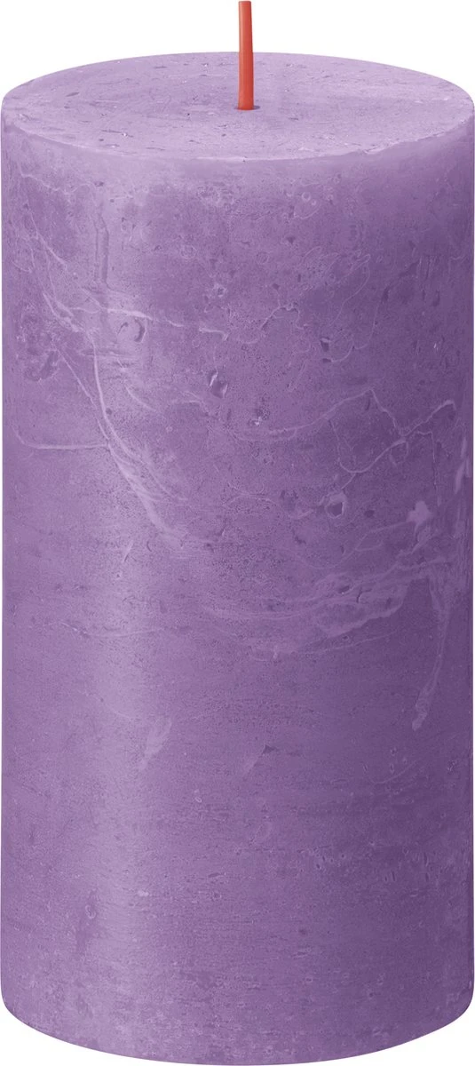 Bolsius - Rustieke Kaars - 4 Stuks - Paars Violet - 13cm - Paasdecoratie 5 Bolsius - Rustieke Kaars - 4 Stuks - Paars Violet - 13cm - Paasdecoratie - Afbeelding 3