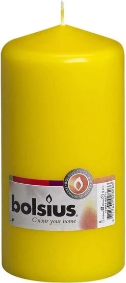Bolsius Stompkaars Geel 150/80 (per Stuk)
