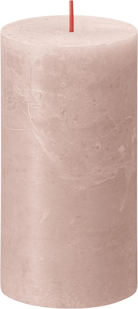 Bolsius - Rustieke Kaars - 4 Stuks - Poeder Roze - 13cm 5 Bolsius - Rustieke Kaars - 4 Stuks - Poeder Roze - 13cm - Afbeelding 3