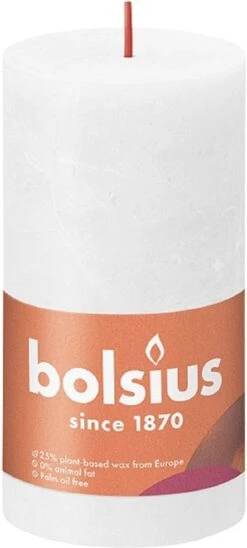 Bolsius - Rustieke Kaars - 4 Stuks - Wit - 13cm 9 Bolsius - Rustieke Kaars - 4 Stuks - Wit - 13cm -Bolsius 541x1200