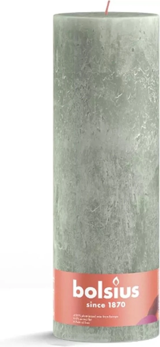 4 Stuks Bolsius Jade Groen Rustiek Stompkaarsen 300/100 (200 Uur) Eco Shine Jade Green 3 4 Stuks Bolsius Jade Groen Rustiek Stompkaarsen 300/100 (200 Uur) Eco Shine Jade Green