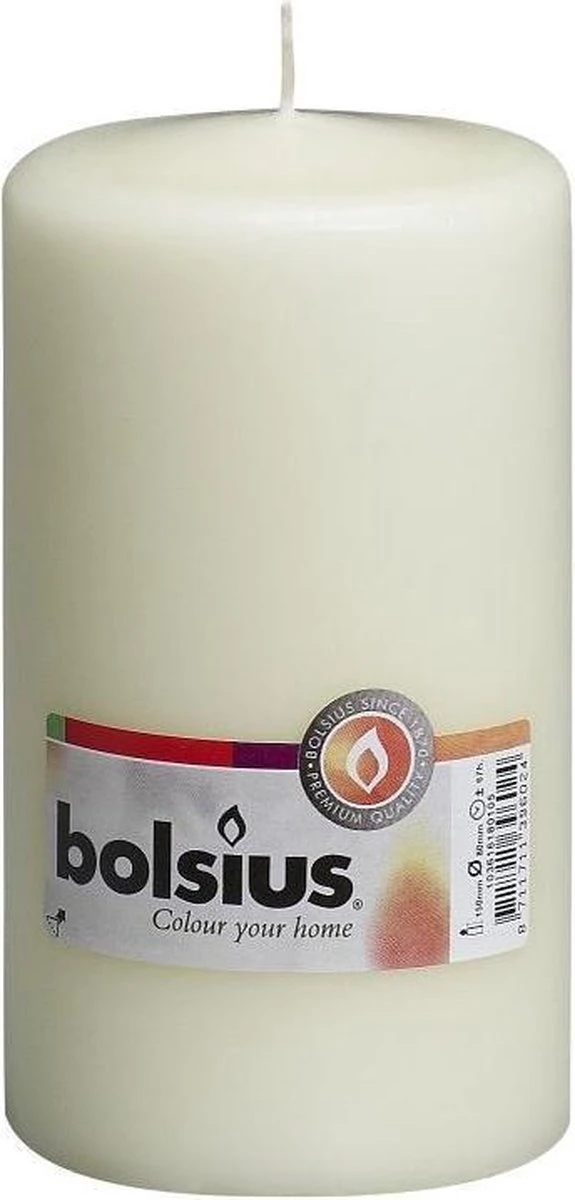 Bolsius Stompkaars Stompkaars 150/80 Ivoor - 1 Stuks 3 Bolsius Stompkaars Stompkaars 150/80 Ivoor - 1 Stuks