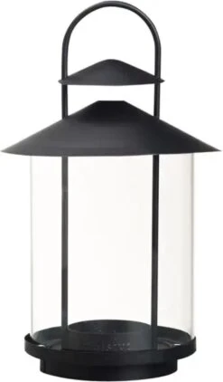 Bolsius Buiten Graflantaarn Zwart Gecoat Metaal 330/200