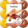 Bolsius Geurkaarsen Theelicht Sugar & Spice Bruin/geel 30 Stuks -Bolsius 725x1200 2