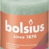 Bolsius Stompkaars Sage Green Ø68 Mm - Hoogte 8 Cm - Mintgroen - 35 Branduren -Bolsius 785x1200