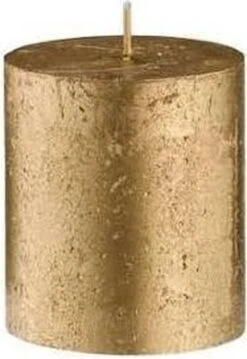 Bolsius Stompkaars Stompkaars 80/68 Rustiek Metallic Goud