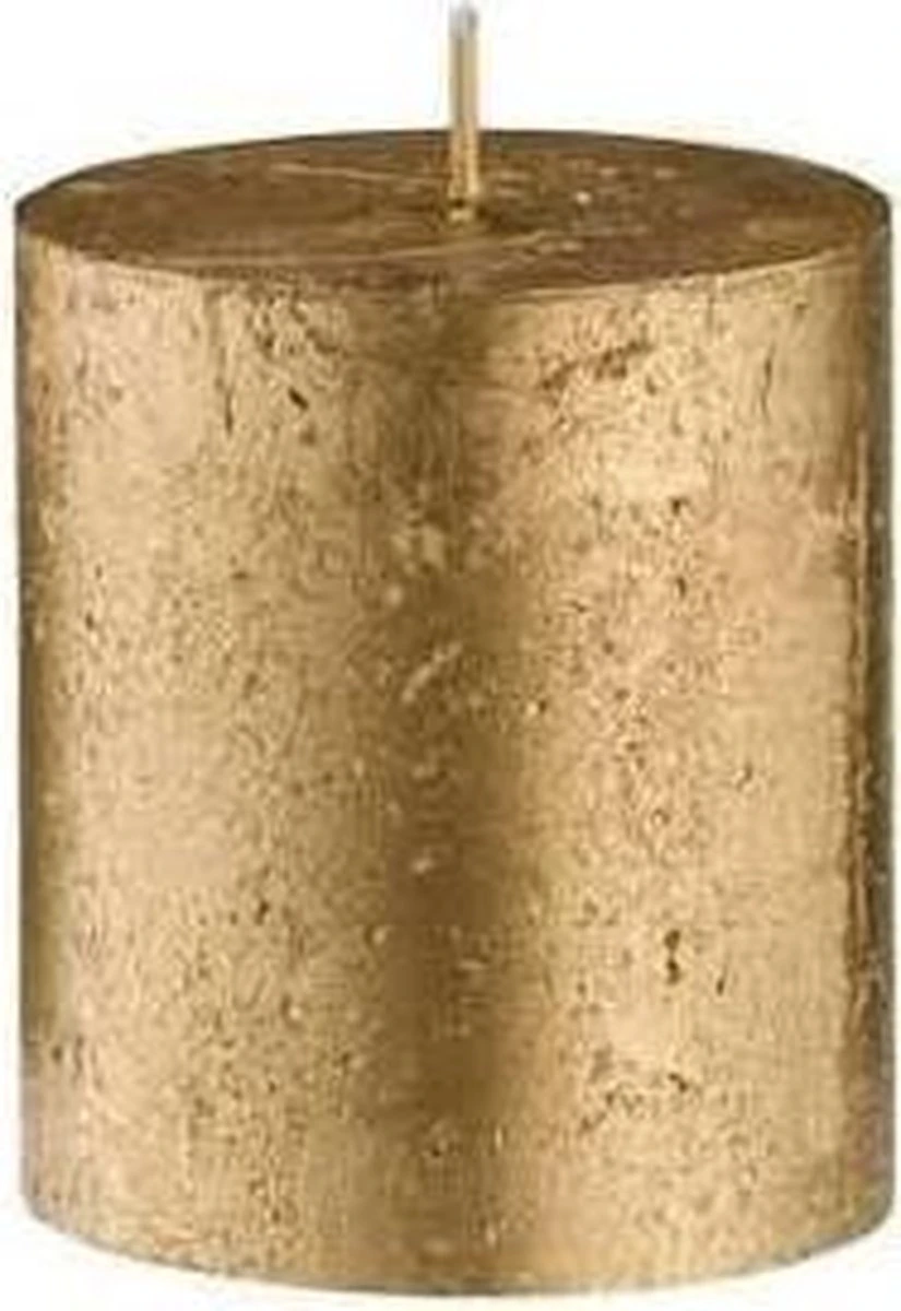Bolsius Stompkaars Stompkaars 80/68 Rustiek Metallic Goud 3 Bolsius Stompkaars Stompkaars 80/68 Rustiek Metallic Goud