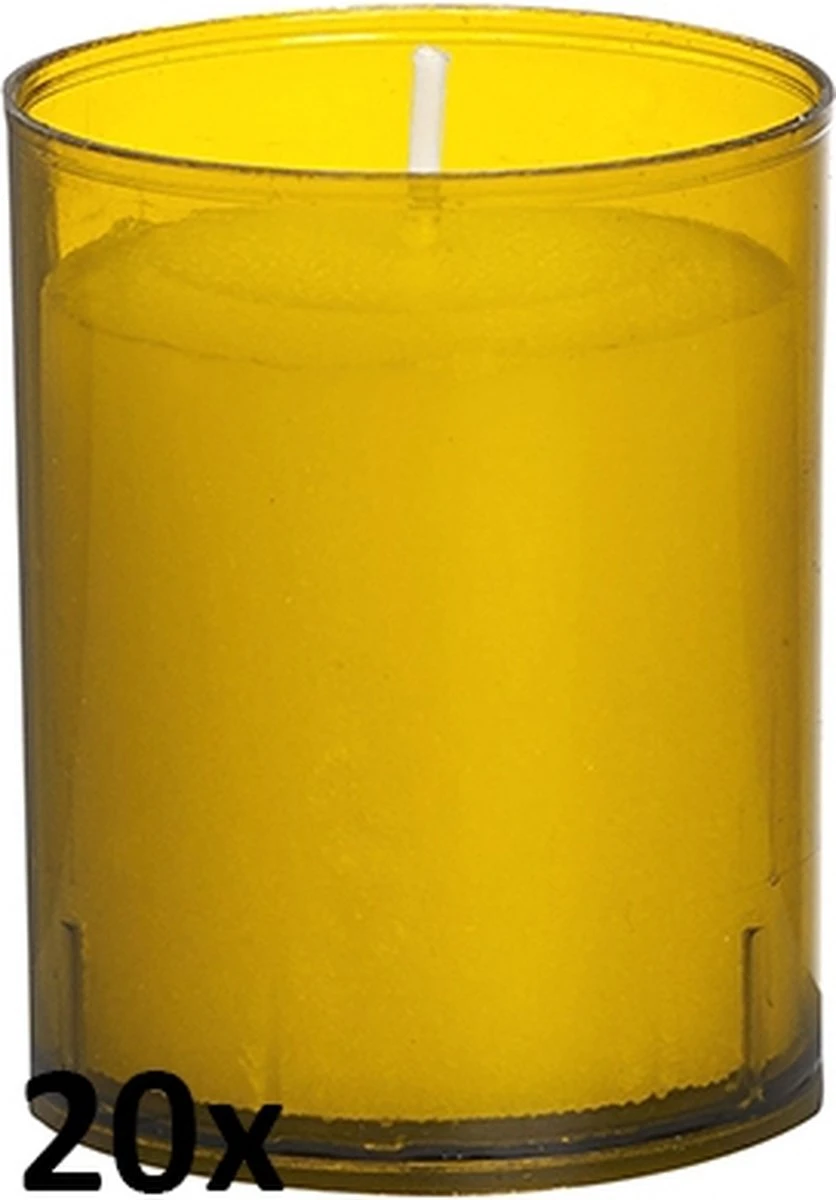 20 Stuks Bolsius ReLight Kaars In Amber Houder 64/50 (24 Uur) 3 20 Stuks Bolsius ReLight Kaars In Amber Houder 64/50 (24 Uur)