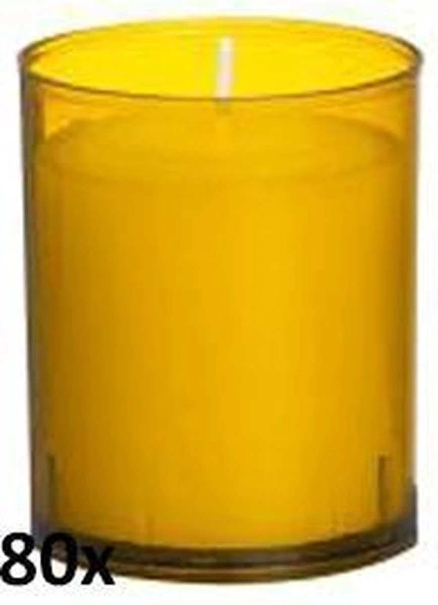 80 Stuks Bolsius ReLight Kaars In Amber Houder 64/50 (24 Uur) 3 80 Stuks Bolsius ReLight Kaars In Amber Houder 64/50 (24 Uur)