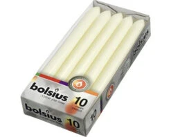 Bolsius Dinerkaarsen 2x23 Cm 10 Stuks Ivoor