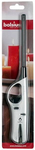 Bolsius Navulbare Gasaansteker Zilver