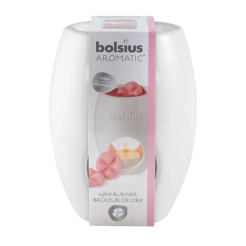 Bolsius Aromatic Brander Ellips Wit 3 Bolsius Aromatic Brander Ellips Wit