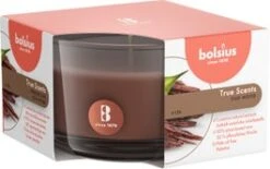 Bolsius Geurkaars True Scents Oud Wood Bruin 14 Uur 8,4 X 8,5 X 5,2 Cm