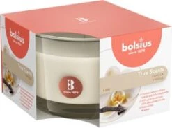 Bolsius Geurkaars True Scents Vanille Wit 24 Uur 9,2 X 9,4 X 6,6 Cm