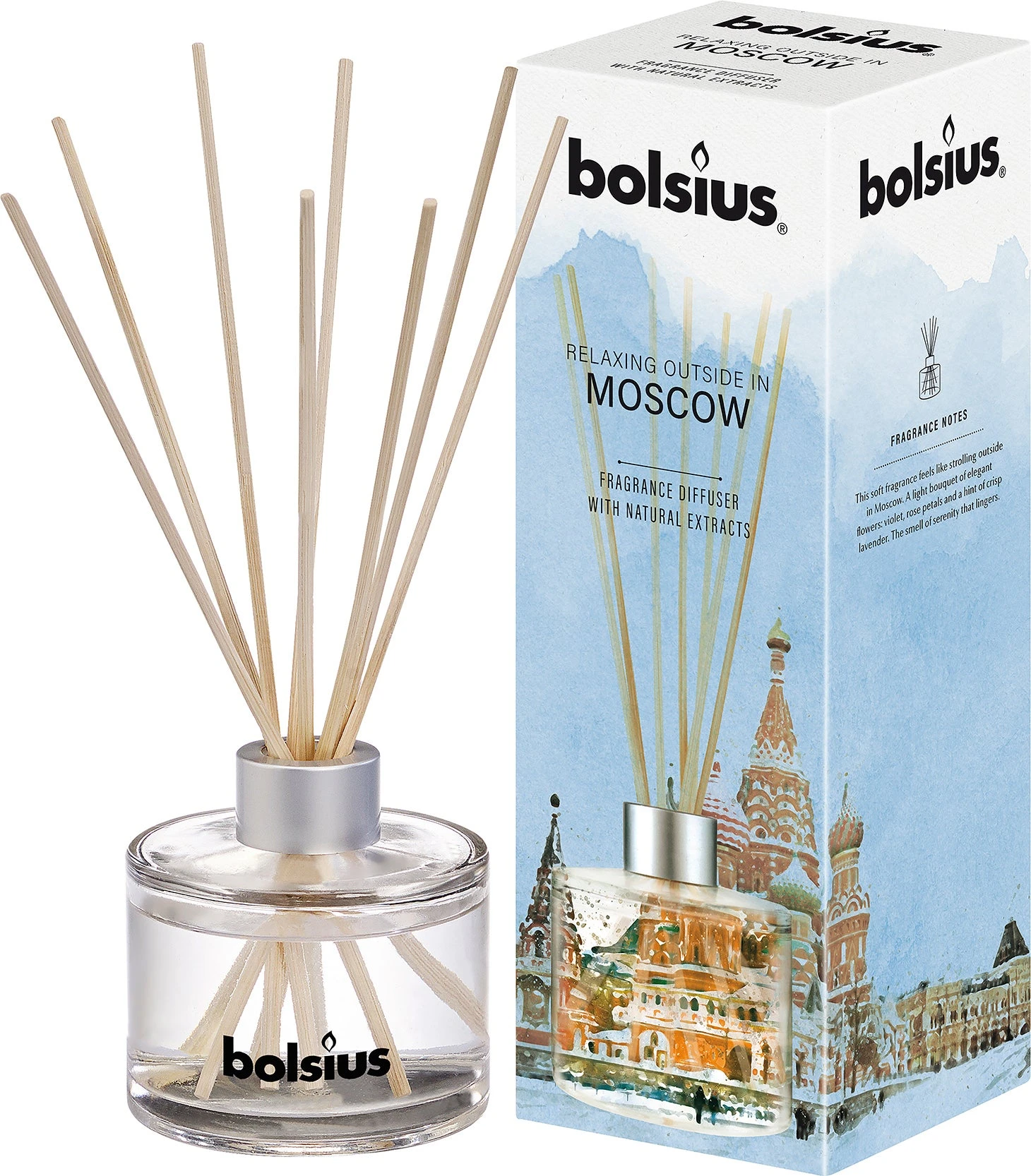 Bolsius Geurstokjes Around The World Moscow 100 Ml 3 Bolsius Geurstokjes Around The World Moscow 100 Ml