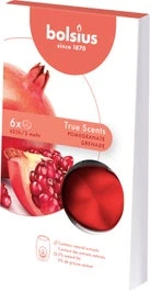 Bolsius Geurwax True Scents Pomegranate Rood 3 X 10 X 18 Cm