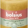 Bolsius Stompkaars Rustiek Shine Geel 35 Uur D 6,8 H 8 Cm