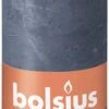 Bolsius Rustiek Stompkaars 130/68 - Twilight Blue 2 Bolsius Rustiek Stompkaars 130/68 - Twilight Blue -Bolsius 8717847146670