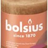 Bolsius Rustiek Stompkaars 80/68 - Spice Brown -Bolsius 8717847148957