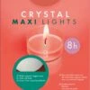 Bolsius Waxinelichthouder Crystal Lights Wit 8 Uur D 4,9 X H 18,1 Cm 12 Stuks -Bolsius 8717847150097 0 1 1