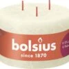 Bolsius Mammoetkaars Rustiek Shine Crème 57 Uur D 14 H 9 Cm -Bolsius 8717847150431 1
