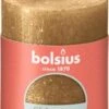 Bolsius Stompkaars Rustiek Shimmer Goud 35 Uur D 6,8 H 8 Cm -Bolsius 8717847150752 1